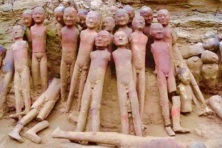 unearthed naked figurines