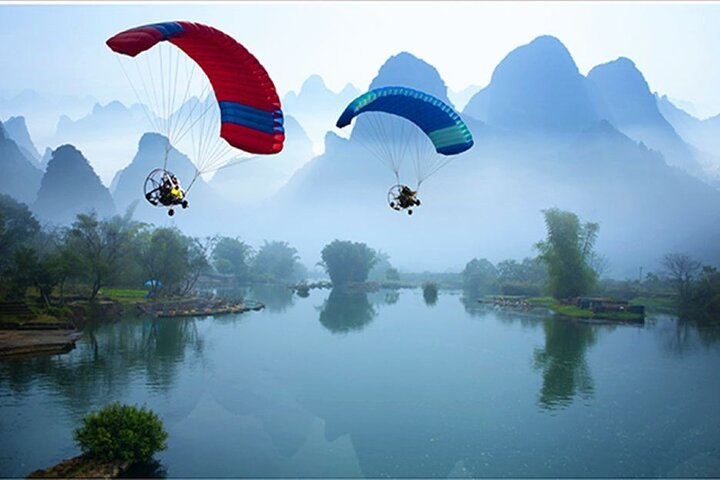 Yangshuo Parasailing Experience Ticket - Photo 1 of 7