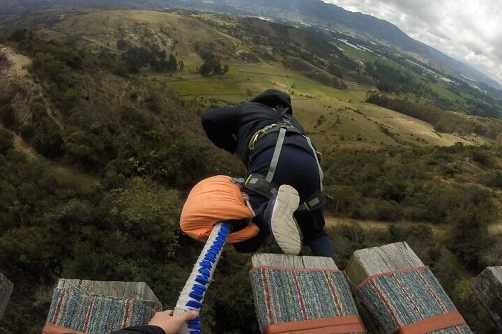 Bungee Jumping in Suesca - Photo 1 of 5