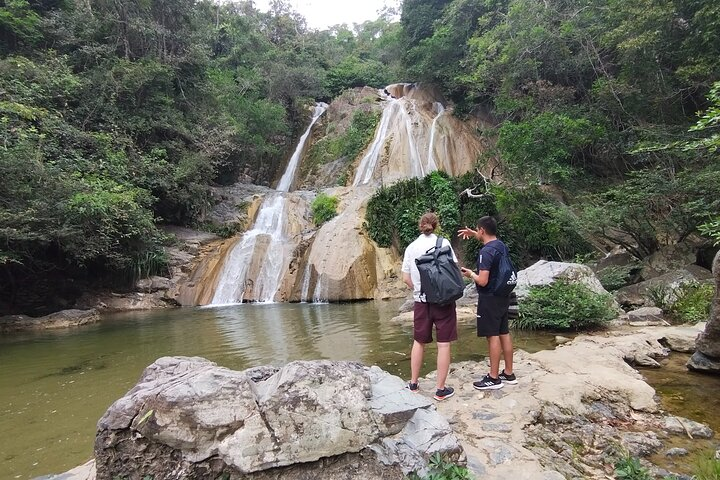 Seven waterfalls, a natural treasure, located in the northeast of Ibagué