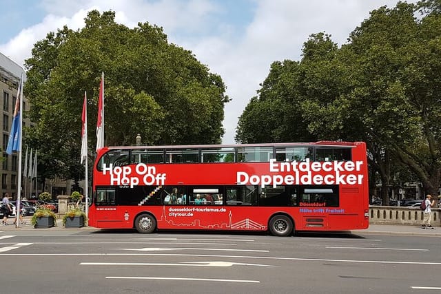 Hop-on hop-off tour in Düsseldorf in a double-decker bus - Photo 1 of 5