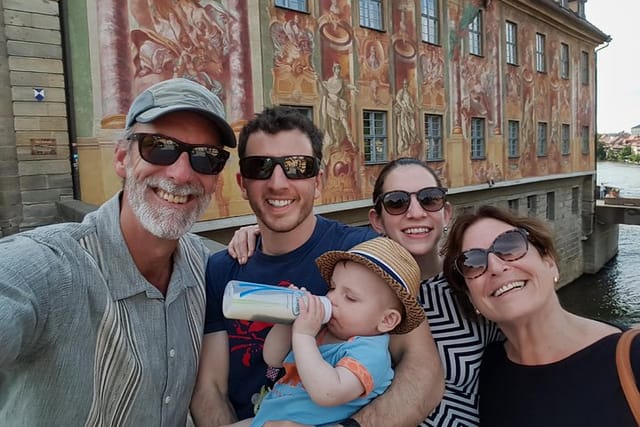 #Nuremberg Tours in English with #HappyTourCustomers at Bamberg's old city hall