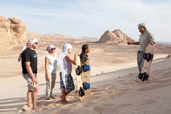 Sand boarding around Sharm el Sheikh