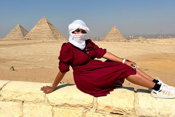 All inclusive half day Tour Giza Pyramids ,Sphinx,Camel &lunch - Photo 1 of 25