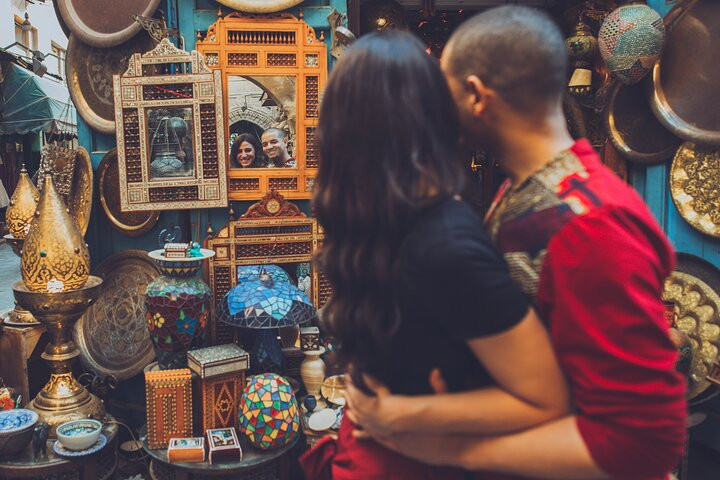 Beautiful Couple at Khan al Khalili Bazaar