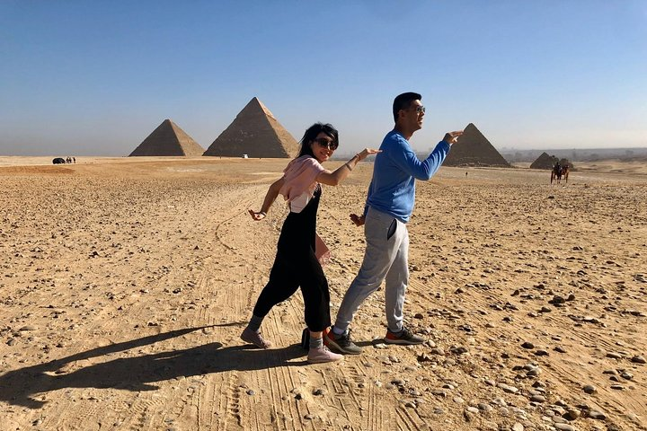 Cairo layover Giza Pyramids ,River Nile felucca sailboat and camel ride - Photo 1 of 7