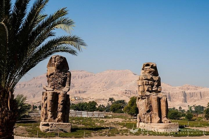 Luxor, west bank, colossi of memnon