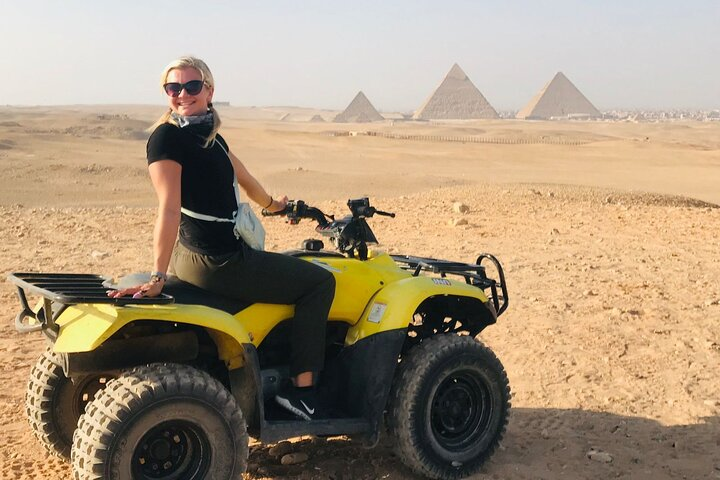 Giza pyramids, Sphinx, ATV bike, Lunch,Camel ride, Dinner cruise& shopping tour  - Photo 1 of 21