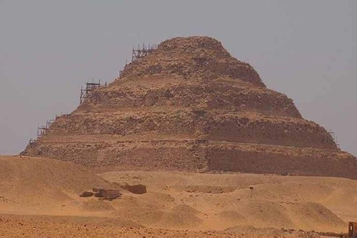 Memphis, Step Pyramid of Saqqara and the Pyramids of Giza from Cairo... - Photo 1 of 7