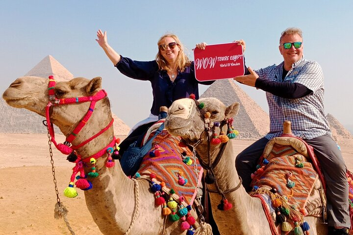 pyramids and Egyptian Museum Day tour -Car, tickets, guide, Lunch - Photo 1 of 24