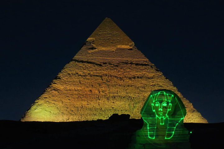 Pyramids of Giza sound and light show