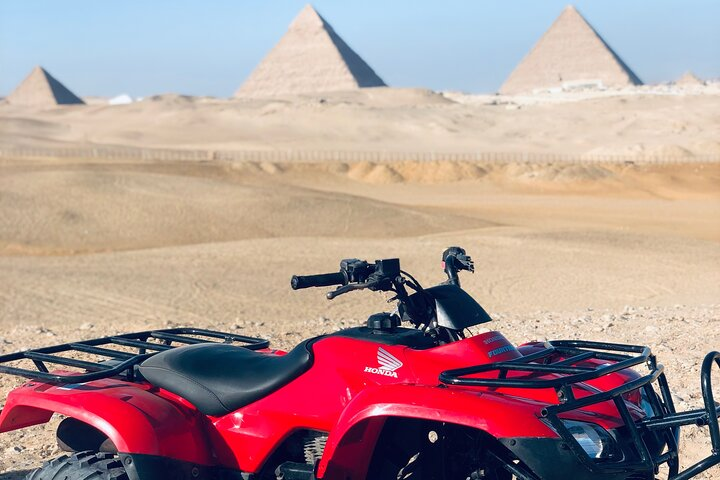 Quad Bike ATV Tours in the Pyramid giza Desert with Egyptian Tea  - Photo 1 of 25