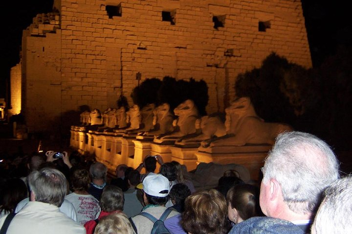 Sound and Light Show in Karnak temple, Luxor
