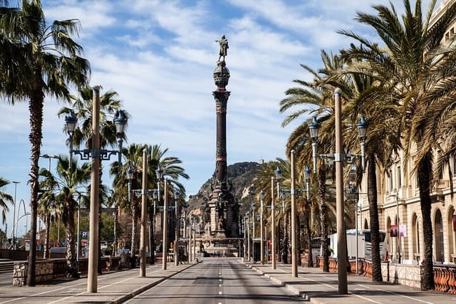 Barcelona Port and Sea Walking Tour With Columbus Monument - Photo 1 of 11