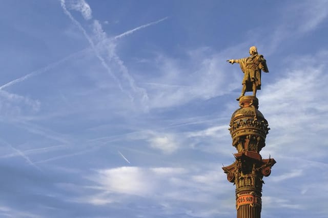 Columbus Monument in Barcelona