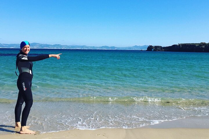 Swim with the fish at Playa Chica