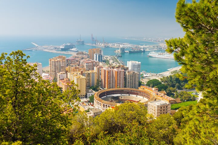 Views from the Gibralfaro viewpoint