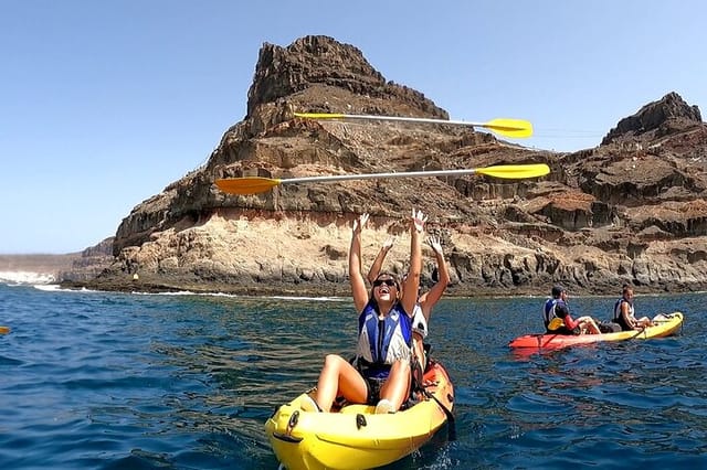 Kayaking Adventure Route with Snorkeling in Mogan Caves - Photo 1 of 25