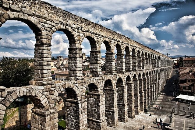 The aqueduct of Segovia
