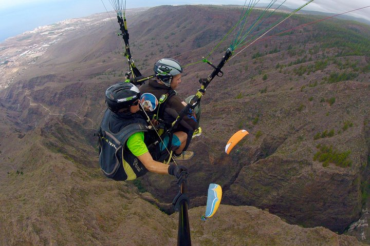 Flying over hell ravine.