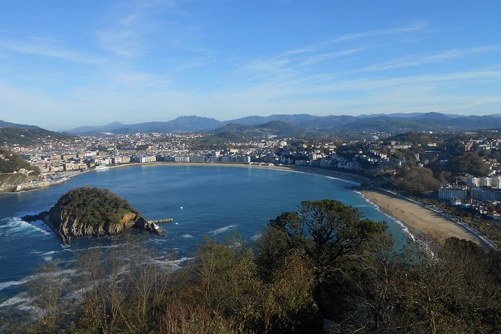 View from Mt. Igeldo overlooking the city