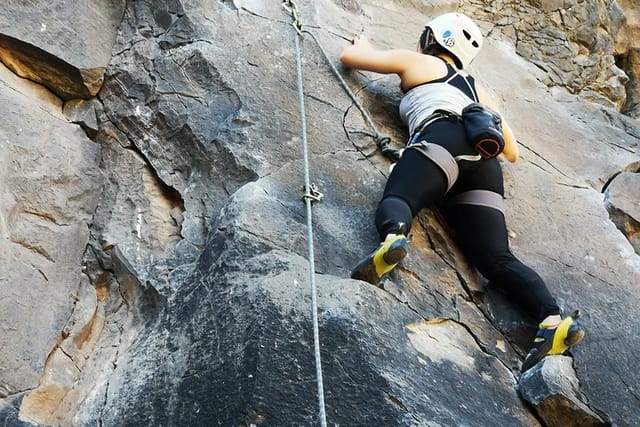 Rock climbing in natural space. - Photo 1 of 25