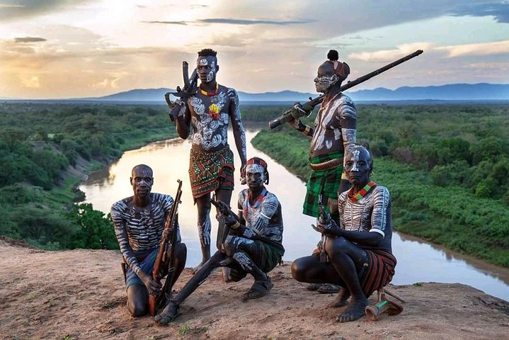 Karo tribes of Omo valley .