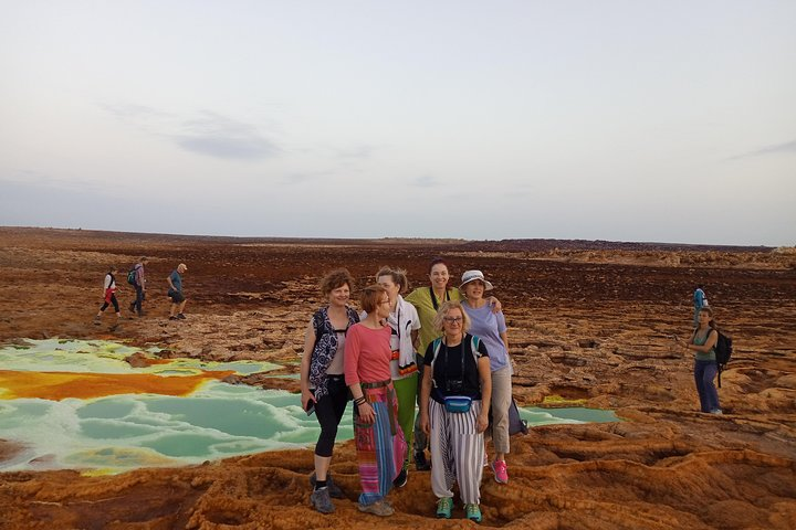 Denakil Depression, at Dallol with our customers 