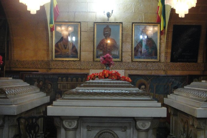  Bata Lemarima Monastery (the inner part of the church with the tomb of king Menilik II)