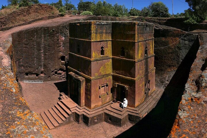 The purely monolithic church of Saint George