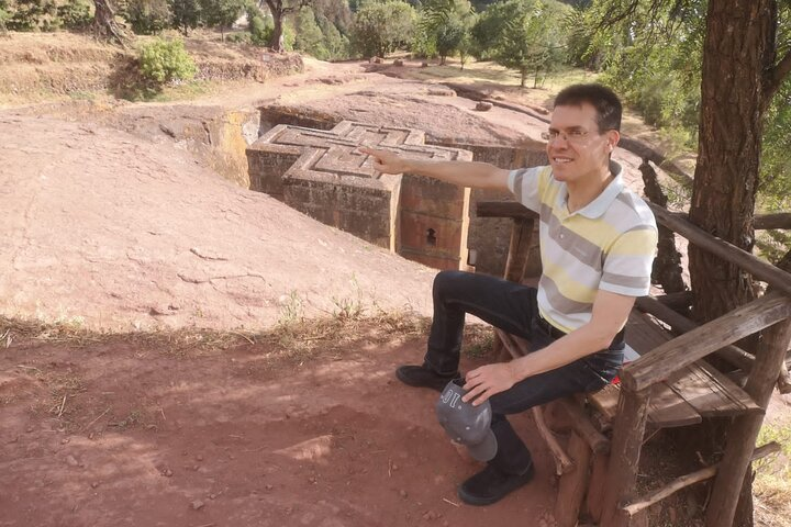 Heiko at st.George Lalibela 