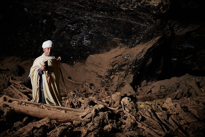 Priest at yemerhane kirstos ( cave church)