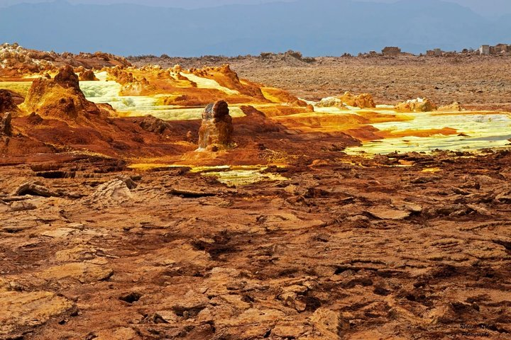 Geological formation at Dallo Danakil Depression