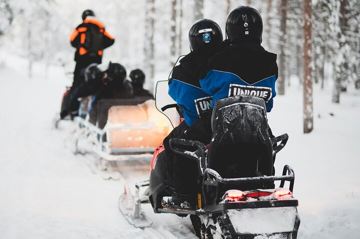 1 Hour Easy Snowmobile Safari in Levi - Photo 1 of 9