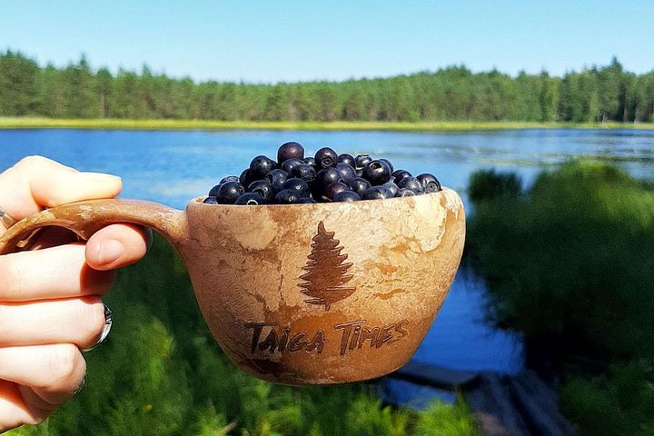 Enjoy your hand-picked blueberries by the lakeside!