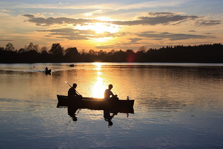 Canoeing under the Midnight Sun - Photo 1 of 6