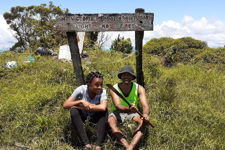 Top of Mnt Tomanivi the rooftop of Fiji