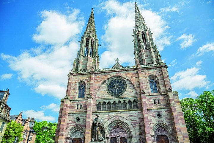 Obernai village's cathedral