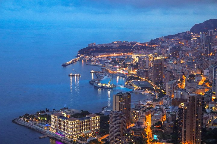 Monaco from Vista Palace by Night