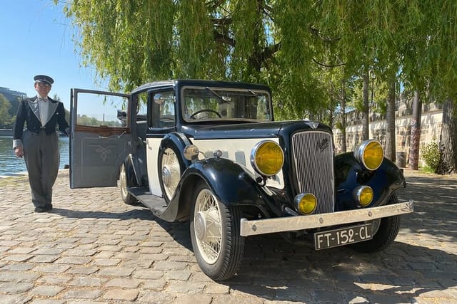 Paris 1934 Limousine Evening Experience with Champagne and Music - Photo 1 of 9