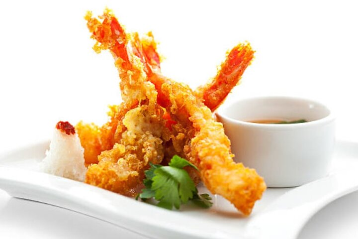 Crispy prawns