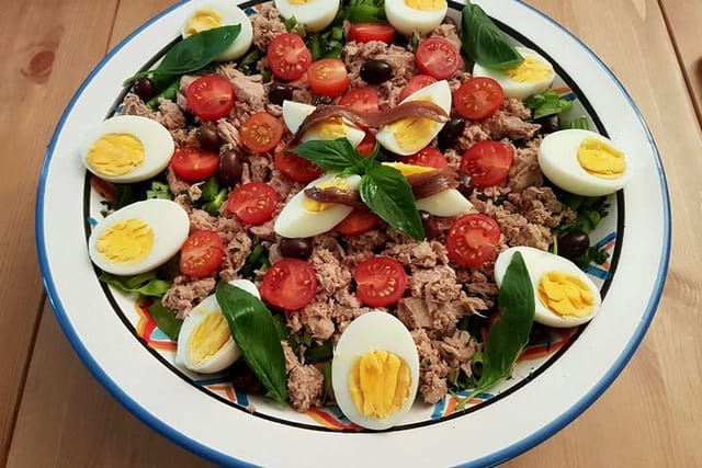 Authentic "Salade Niçoise"