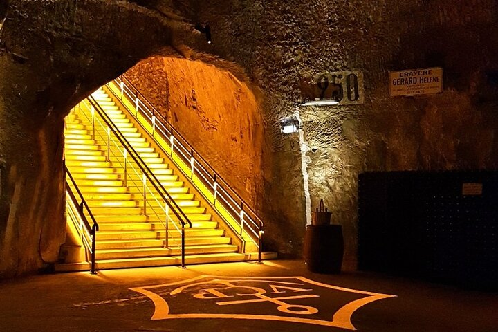 Cellar visit at Veuve Clicquot