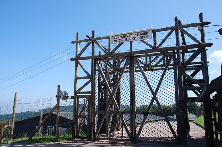 Entrance to the Struthof Camp