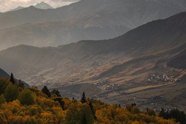 River Mulkura valley from TeTnuldi ski resort.