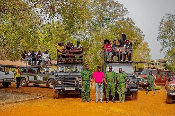 Participants about to go on a safari drive at the Mole National Park.