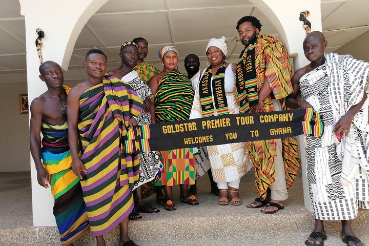 Akan naming ceremony in kumasi.