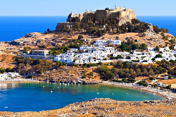 Boat Trip to LINDOS with Swimming Stops at Anthony Quinn's & Tsambika Bays - Photo 1 of 19