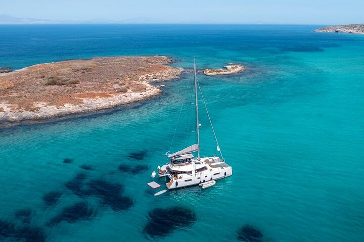 Heraklion: Dia Catamaran Tour, Lunch, Open Bar & Snorkeling - Photo 1 of 18