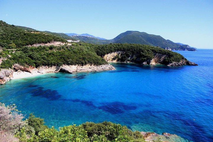 Kayaking round Syvota islands